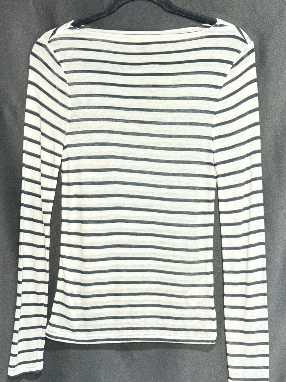 J.Crew Collection NWT Striped Viscose Wool Layering Tee S